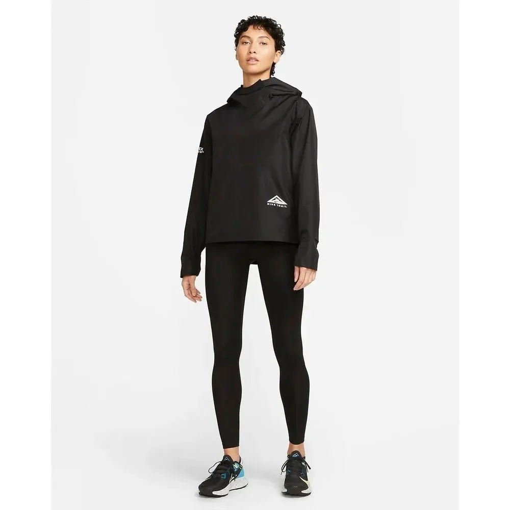 NWT Nike GORE-TEX Trail Jacket Women Waterproof Running Jacket Black DM7565-010